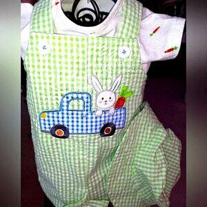 EASTER PERFECTION! GOODLAD Bunny Romper Set, 6m, CAN BE $18.W/$4.99-SHIPPING